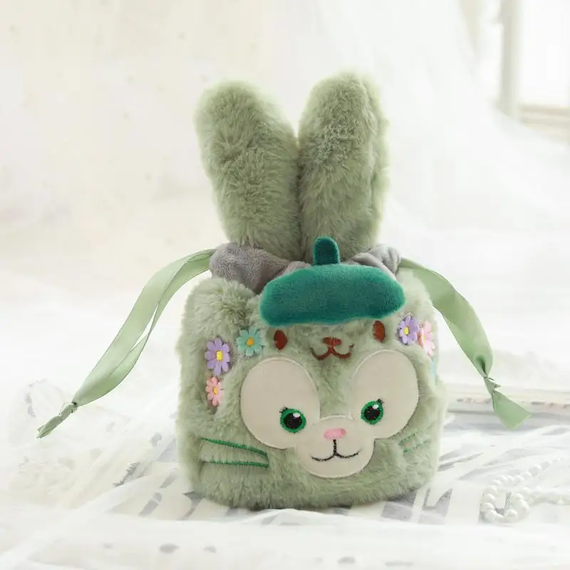 Медведь Даффи Stellalou Sanrio, Hello Kitty с рисунками из мультфильма «My Melody Cinnamoroll персонажи Little Twin Stars косметичка Сумка для хранения на шнурке сумки-косметички