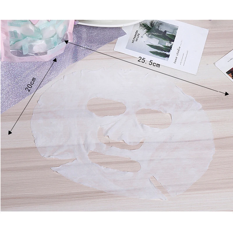 20/30 шт. сжатая бумажная маска для лица, одноразовый лист, хлопковые салфетки для макияжа, корейские инструменты для ухода за кожей.