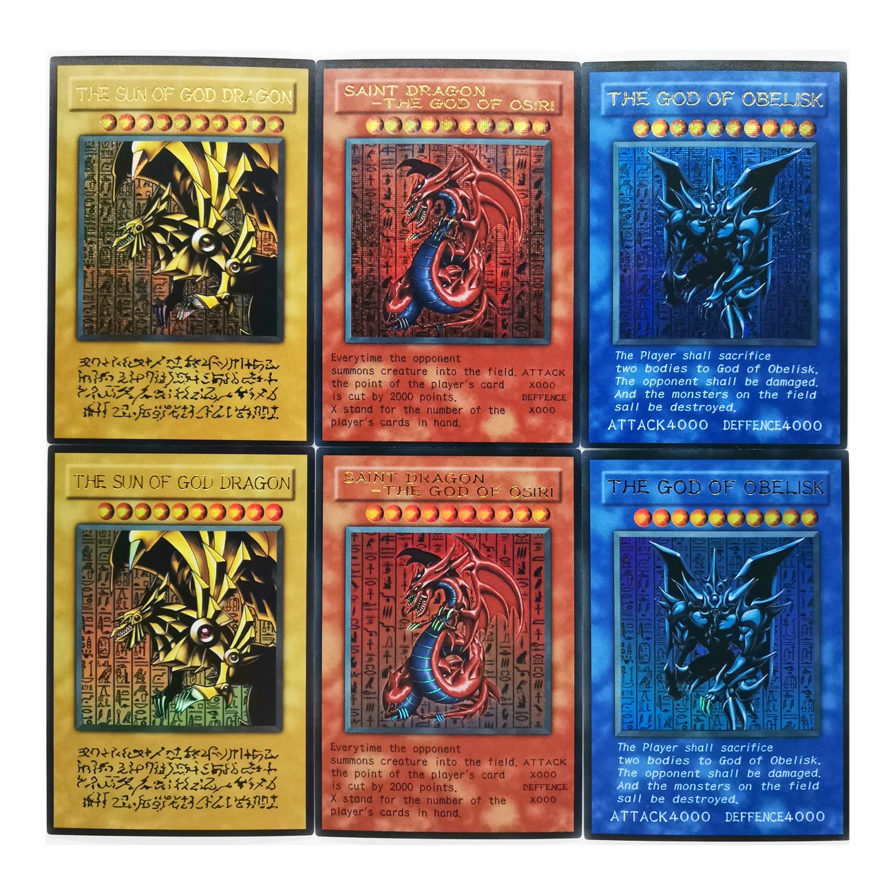 Yu-Gi-Oh! SR египетского Бога обелиск мучитель английский язык игрушки &quotСделай