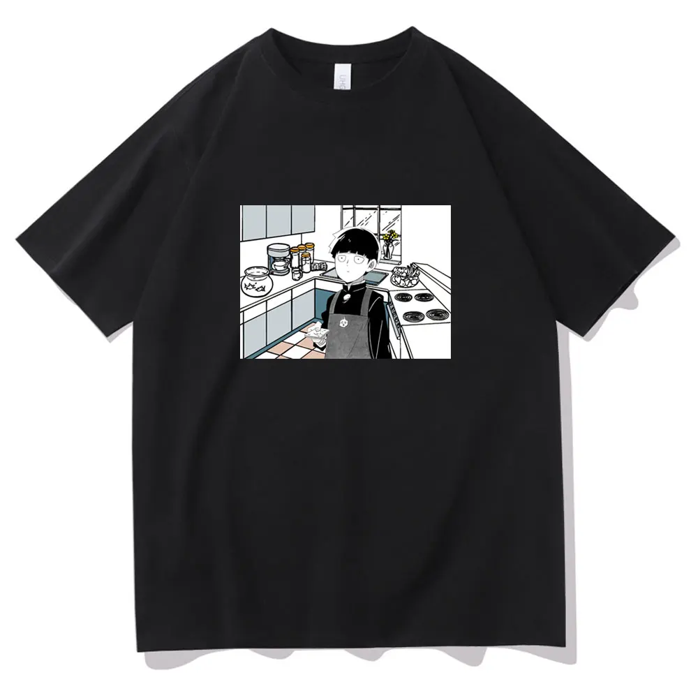 

Japan Anime Mob Psycho 100 Short Sleeve Tee Shigeo Graphics Tshirt Oversized Men Hip Hop Tshirt Pure Cotton Men Crewneck T Shirt