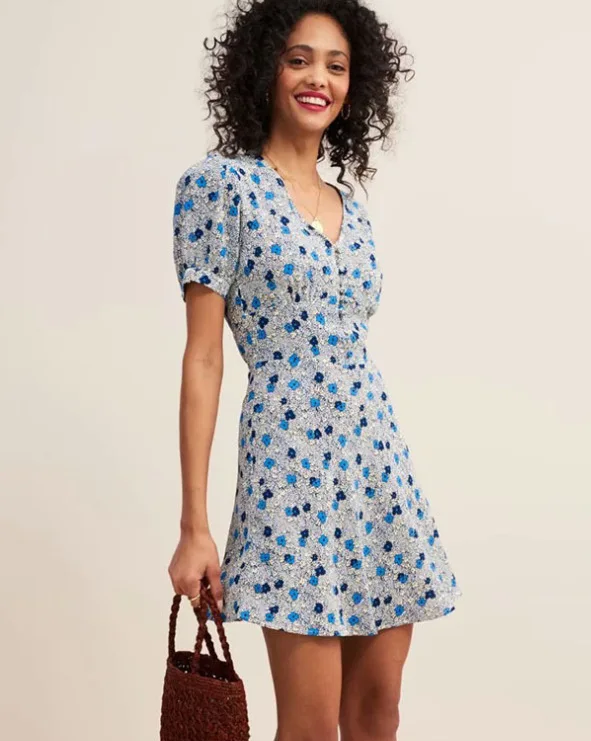 Lf h159 женское платье с перекрестными ремешками vestidos de verano летнее модное ретро v образным вырезом и цветочным
