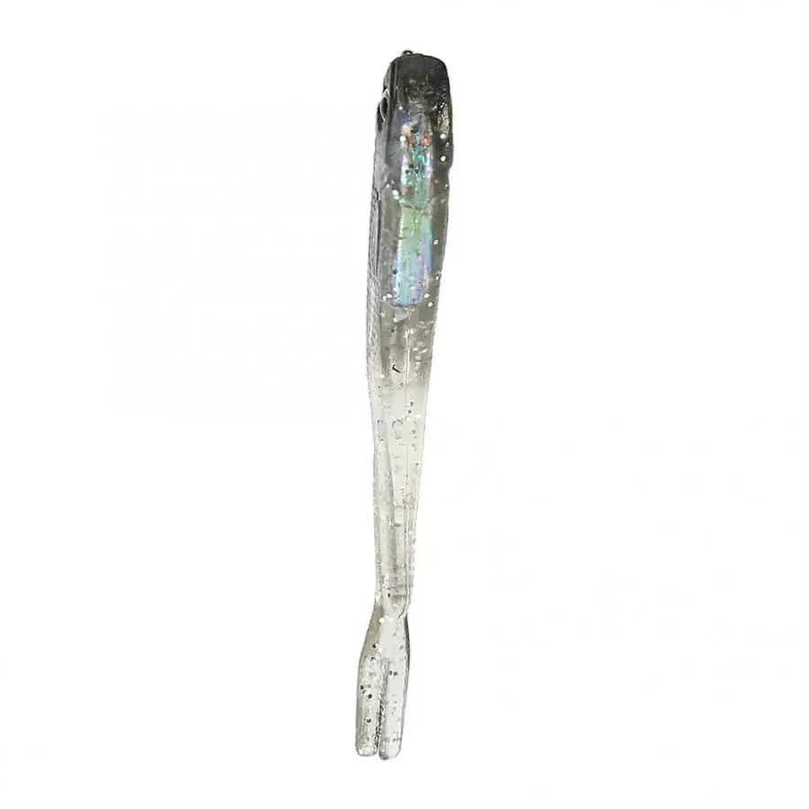 10 шт. 7 5 см 3D глазами Мягкая силиконовая приманка Lead Jig Head Рыболовная Приманка