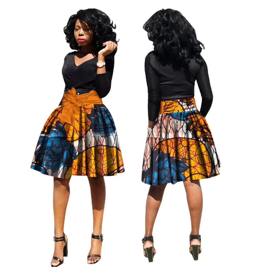 Модная африканская одежда 2021 африканские платья Дашики с восковым принтом в