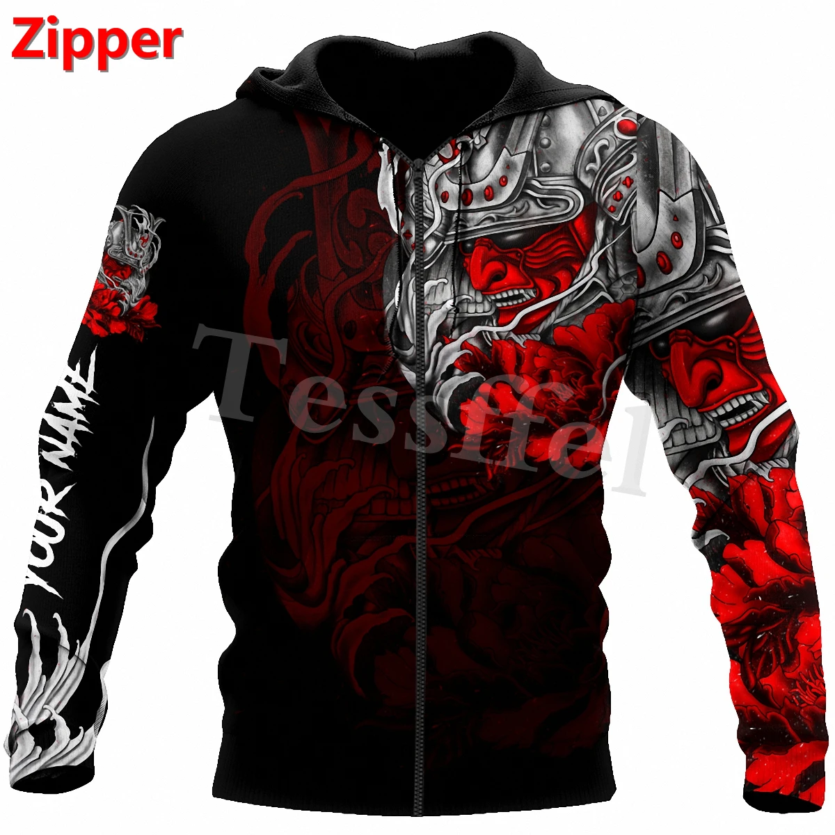 

Tessffel Japan Samurai Tattoo 3D Printed New Men's Sweatshirt Harajuku Zipper Hoodie Casual Unisex Jacket Pullover Style-31