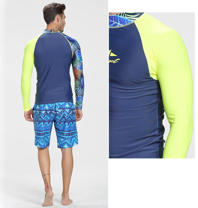 Профессиональный Rashguard плюс 3XL мужской дайвинг с длинным рукавом UV400 купальный костюм для серфинга Сноркелинг купальный костюм «Медуза» Пляжная одежда