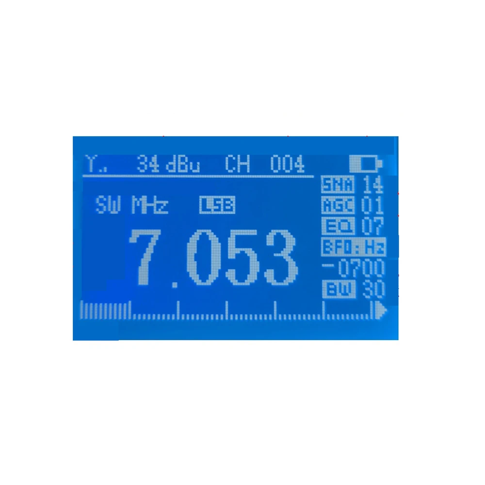 Цифровой радиоприемник SSB с Bluetooth Полнодиапазонный приемник авиации модуль CW FM AM