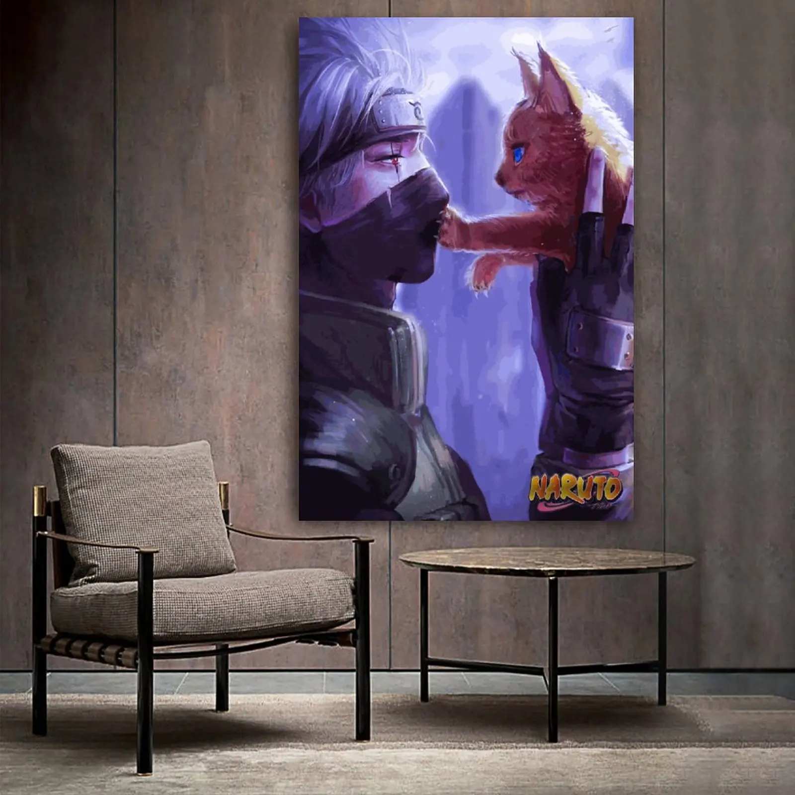 Какаси Хатаке постеры эстетическое домашнее и офисное настенное украшение