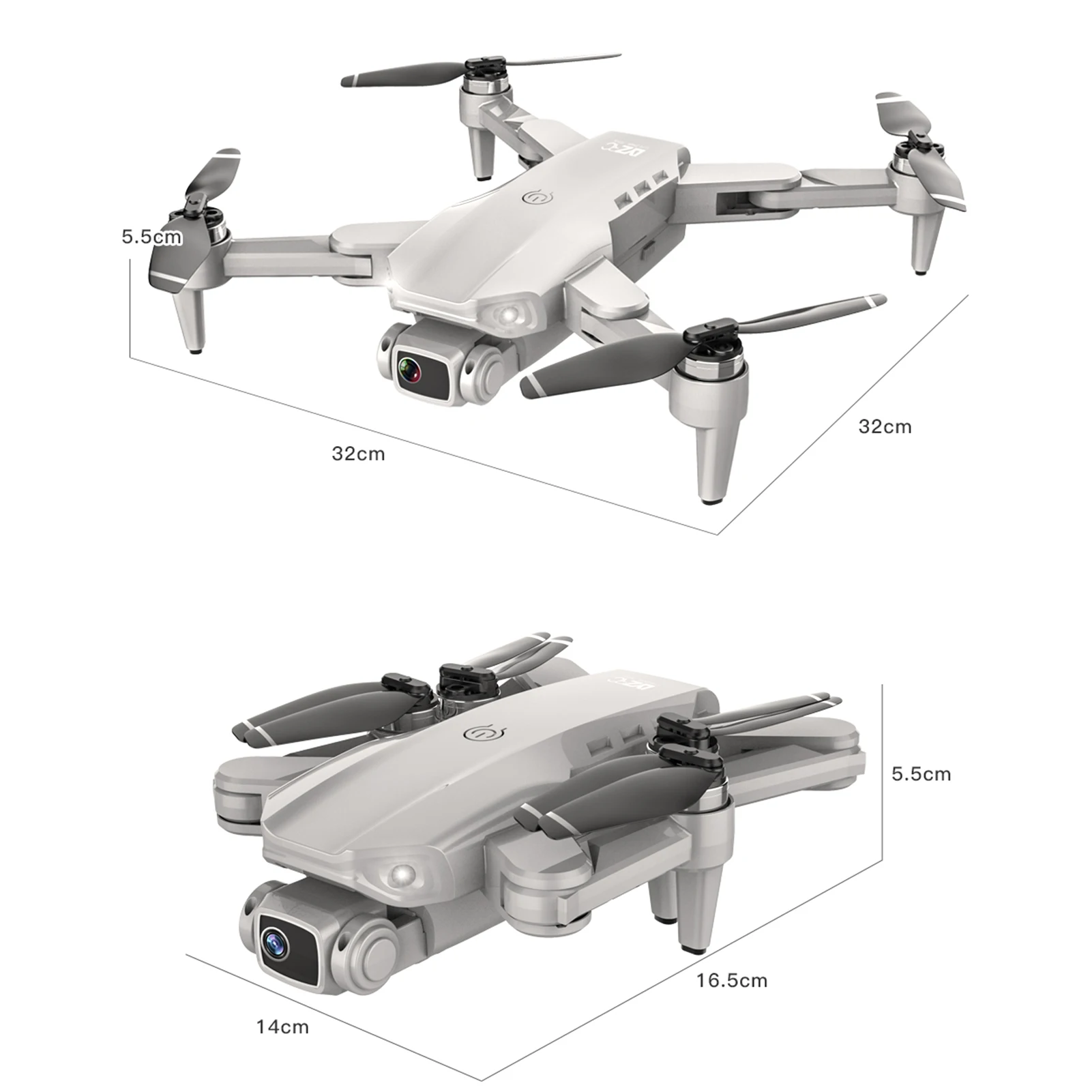 

RC Drone Brushless 6 Axis 4 Channels Folding Quadcopter Aerial Aerocraft Remote Control Drone Gift For Adults Friends Children