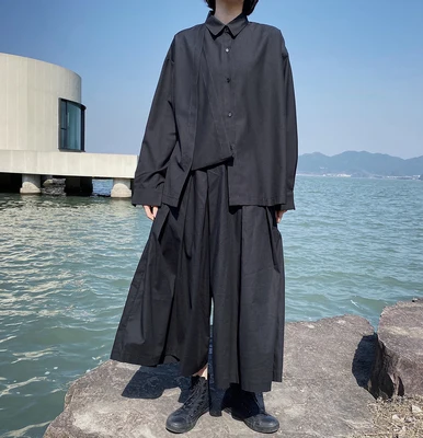 Новые Темно-осенние модные трендовые нишевые дизайнерские свободные