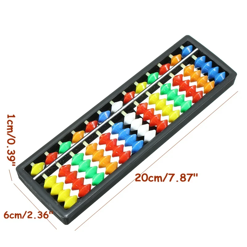 13 rods JIMITU 13/15 стержни Abacus бисер детский школьный обучающий инструмент Математика бизнес китайские Классические счеты Soroban Обучающие Математические Игрушки - Цвет: 13 rods