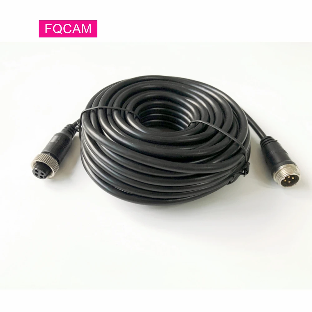 

Car Video Cables 3/5/10/15/20/30M 4 Pin Aviation Extension Cords for Truck/Trailer/Bus/Motorhome