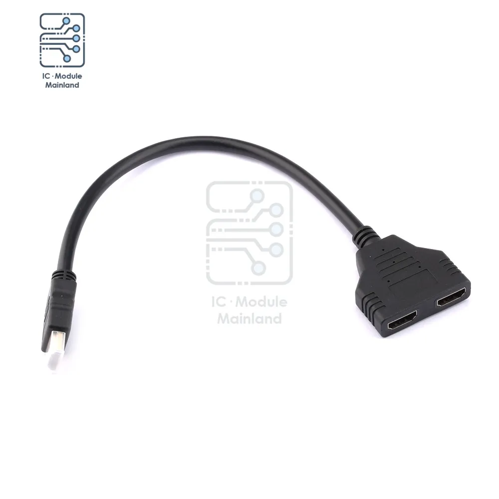 Переходник-разветвитель 30 см 1 в 2 разделительный кабель совместим с двойными