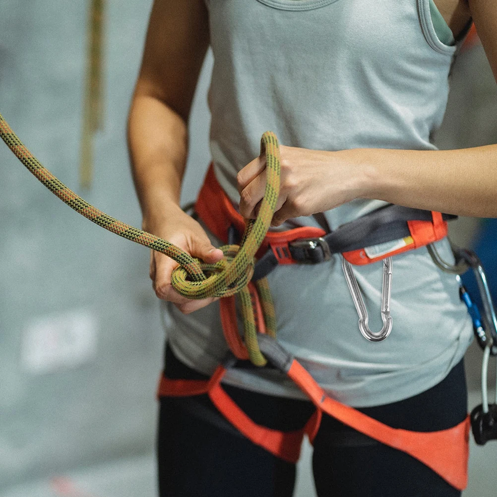 

6Pcs Bearing Carabiner Steel Bearing Buckle Fitness Supplies Connection Buckle