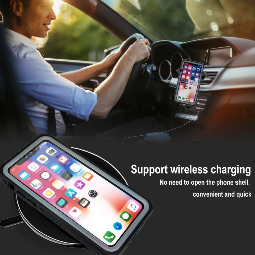 Поддерживает беспроводную зарядку водонепроницаемый противоударный