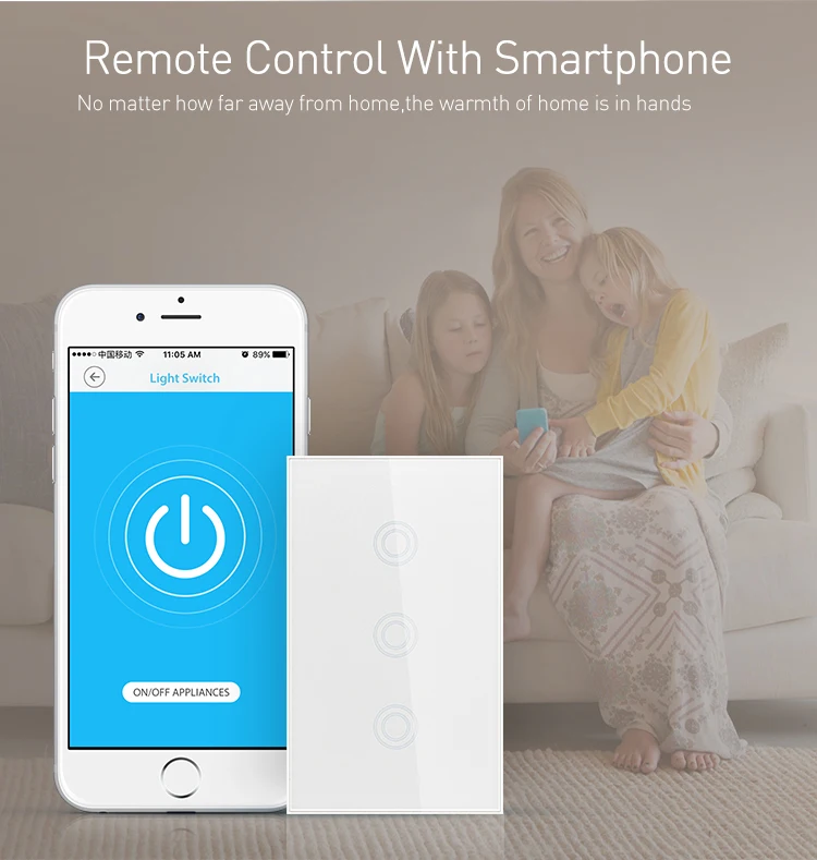 NEO COOLCAM 3 банды Zwave Plus US сенсорный настенный выключатель света 3CH дистанционный переключатель освещения панель US 908,4 МГц