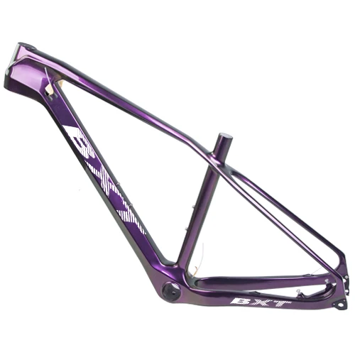BXT Chameleon purple Китайская дешевая карбоновая mtb рама 27,5 er ud 15,5/17/18,5/20 bicicletas горный велосипед 27,5 гоночные б/у велосипедные рамы - Цвет: BXT Chameleon purple
