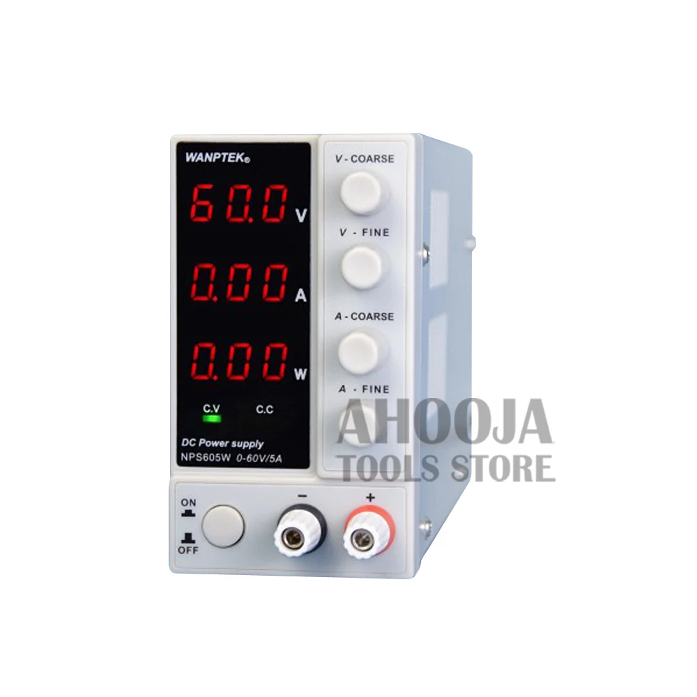NPS605W Регулируемый DC Питание 60 V/5A Высокоточный цифровой Дисплей лаборатории коммутации Питание