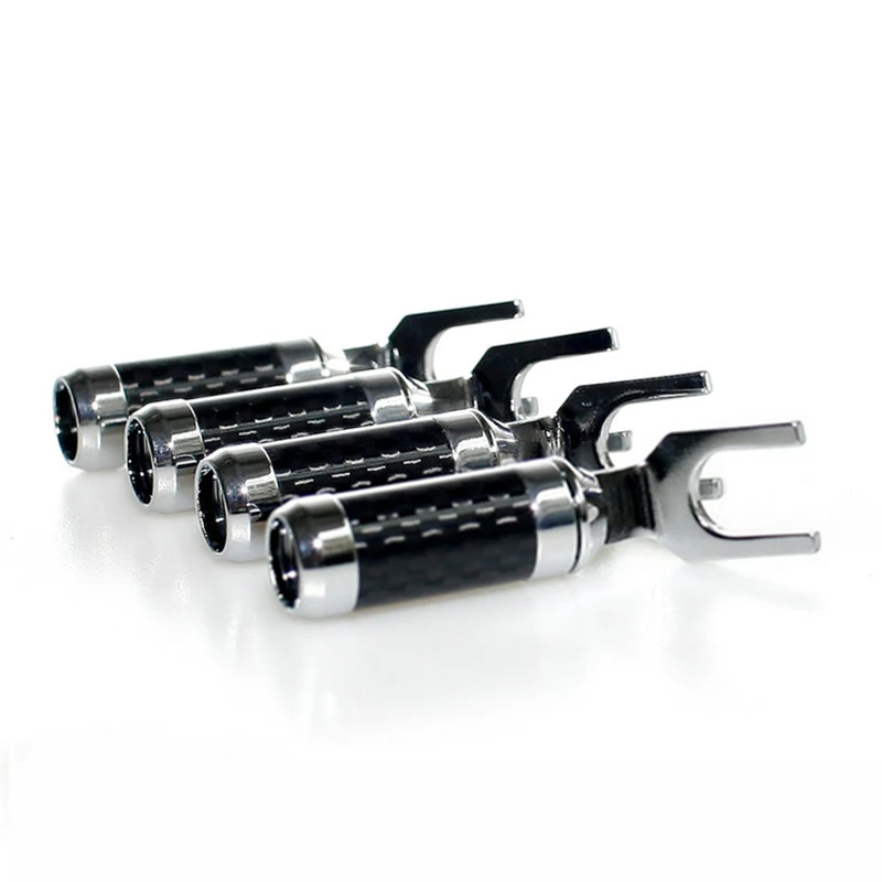 DIYLIVE UK QED carbon fiber speaker wire rhodium-plated Y plug high-quality DIY audio cable special promotion | Электроника