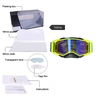 motorcycle sunglasses dirtbike off road atv motocross goggles sun glasses helmet with accessories box lens bag tear off