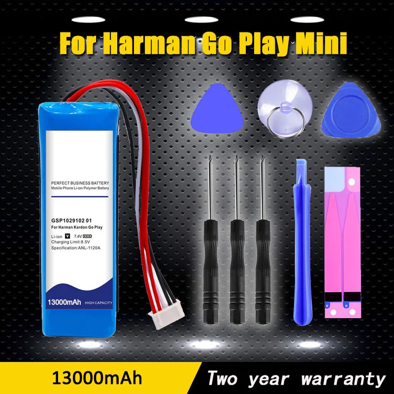 

GSP1029102 01 13000mAh Battery For Harman Kardon Go Play Mini / Speaker + Free Gfit