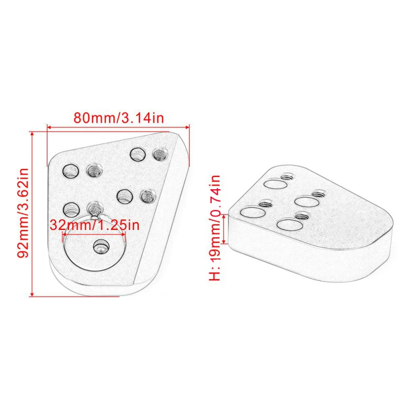 

Handlebar Riser For BMW R1200RT R1150RT R1100RT R1100R R1150R R 1100 1150 1200RT Motorcycle Accessories Parts Silver
