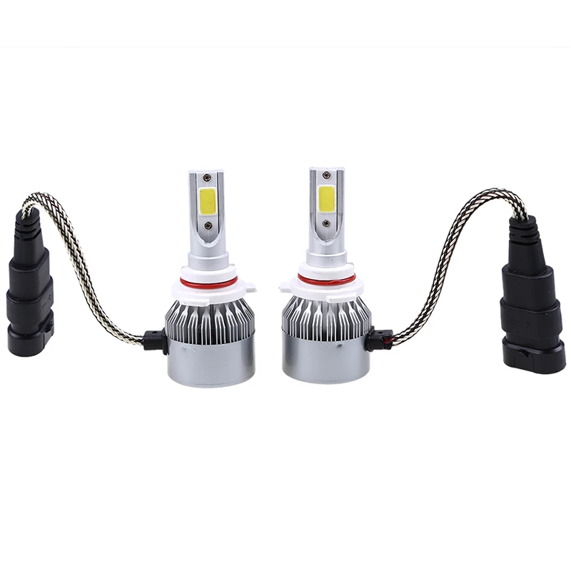 Posbay светодиодный налобный фонарь для автомобиля C6 H4/9006/H1/H3/9005/H7/H11 72 Вт 7600LM