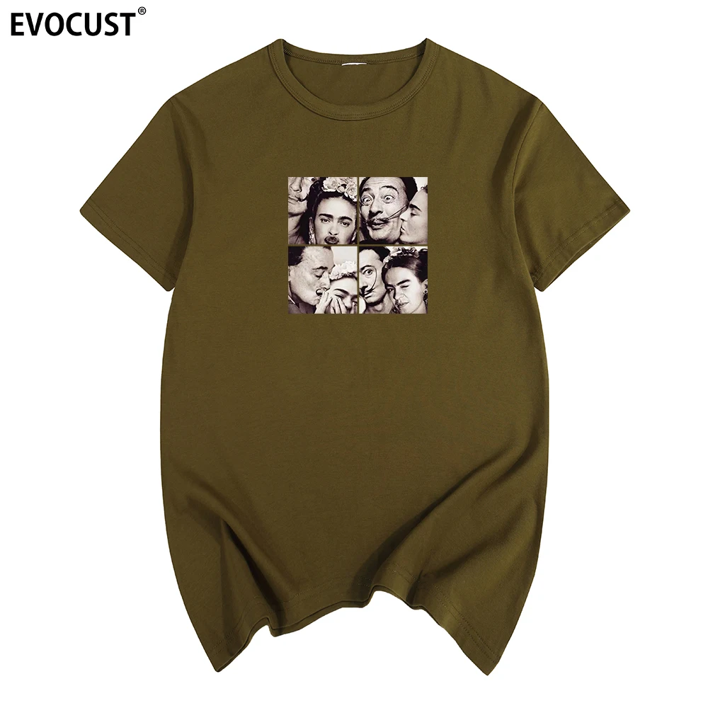 Забавная Хлопковая мужская футболка с принтом Сальвадора Дали новая Wo Men s |