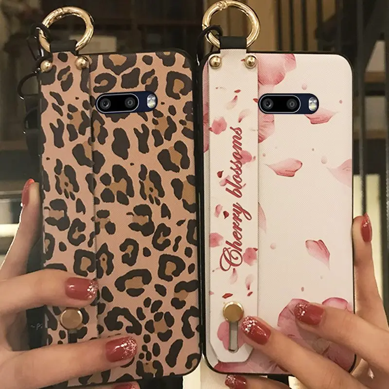 Браслет ремешок чехол для телефона LG V50S силиконовый держатель водонепроницаемый