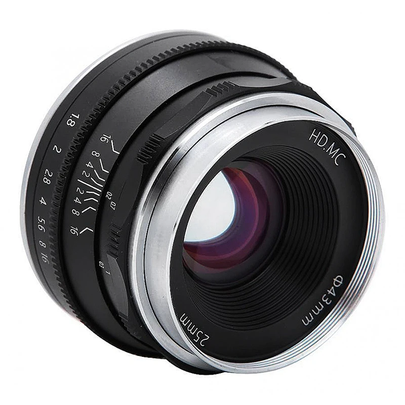 25 мм F1.8 мини объектив с фиксированным фокусом подходит для объектива OLYMPUS/Panasonic M4/3