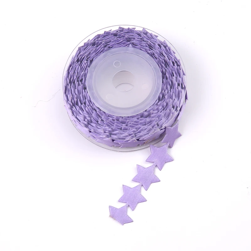 5Yards/Lot 13mm Embossing Stars Satin Ribbon Wedding Party Christmas Flowers Gifts Decorated DIY Gift Wrapping 2020 New | Дом и сад