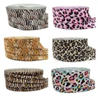 16 мм леопардовым принтом Эластичная лента швейная лента ручной работы ремесла домашнего декора аксессуары 