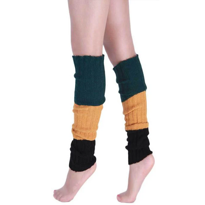 3 цвета полосатые зимние женские гетры для девочек школьная форма носки модный