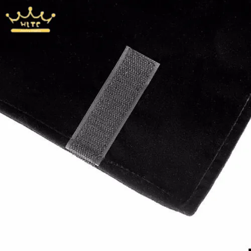 Сумка для украшений черная бархатная сумка в рулоне переносной дорожный