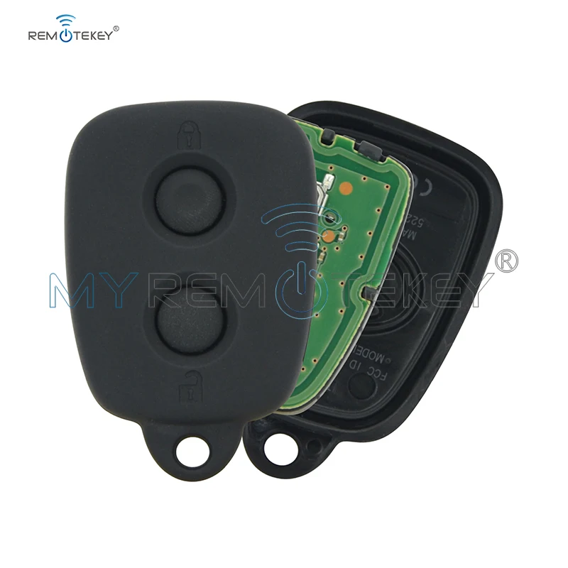 

Remtekey OEM key replacement 2 Buttons Remote Key Control 433MHz for Toyota Avanza Rush High Quality