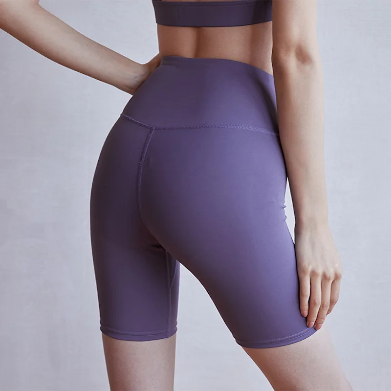 

2021 Fashion Shorts Women Thin Fitness Casual High Waist Yoga Shorts Summer Seamless Bottoms Cycling Shorts Gym Clothing