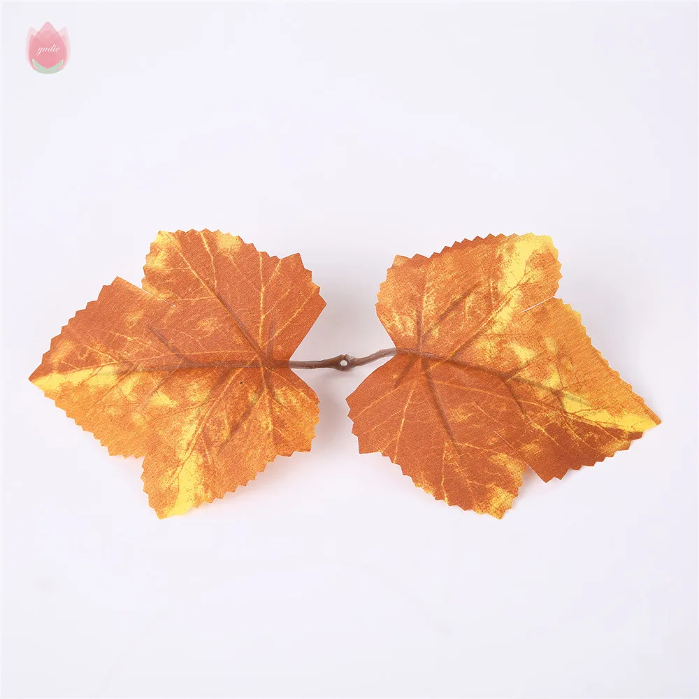 50 шт. кленовые листья искусственные имитация Хэллоуин осенние для декора