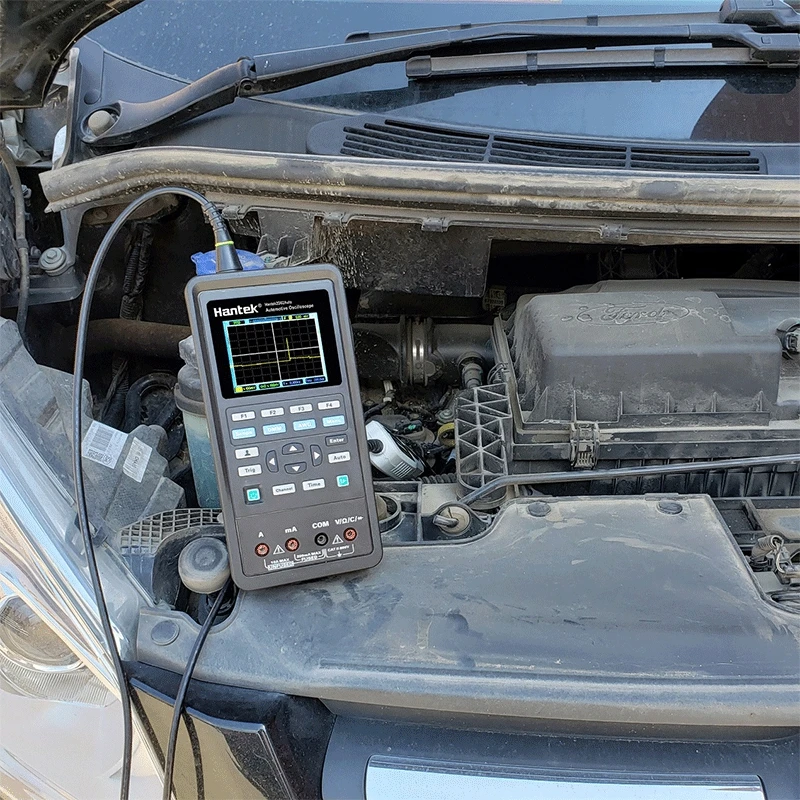 Hantek 2d82 Авто 4 в 1 Hantek 2 канала 80 МГц цифровой осциллограф+ источник сигнала+ Автомобильный диагностический+ USB мультиметр