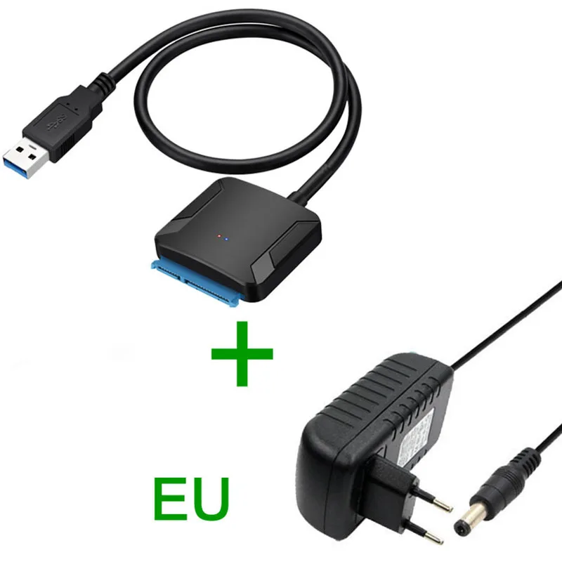 USB 3 0 на SATA кабель Высокоскоростная передача 2 5/3 5 HDD SSD конвертер жесткого диска AS99