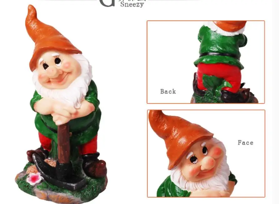 Винтажная небольшая декоративная статуэтка с контролем тени для эльвиса и птицы