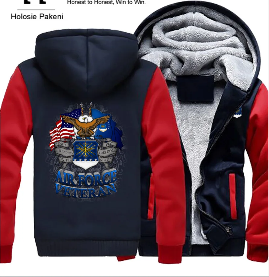 Новинка 2022 утепленный плюшевый кардиган с логотипом морской пехоты толстовка