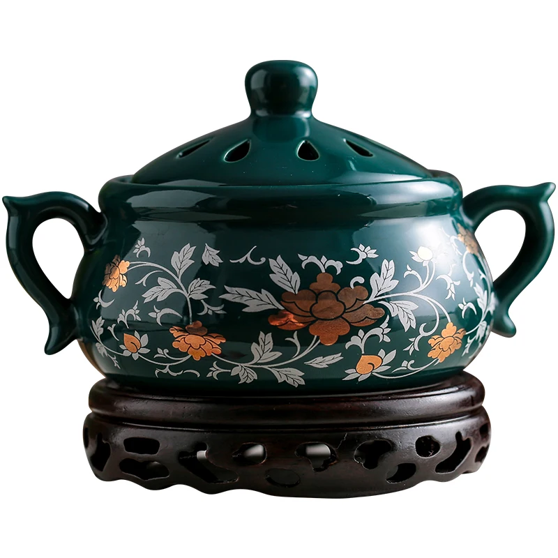 

Ceramic Incense Burner Smoke Black Modern Aromatherapy Incense Burner House Aroma Queimador De Incenso Incense Burners BG50IB