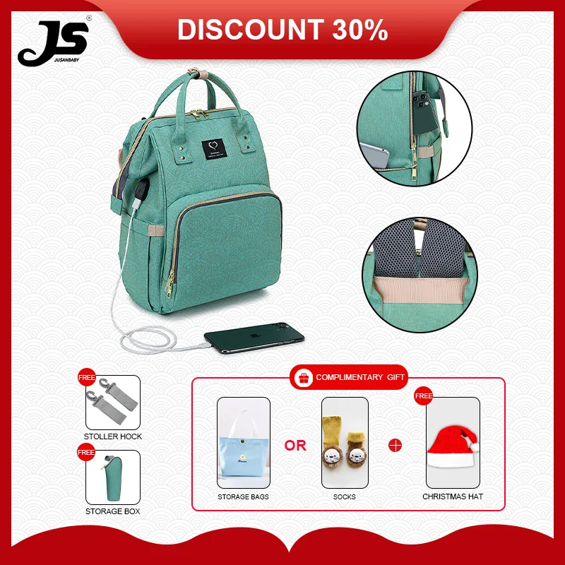 

Сумка Jusanbaby для мамы, многофункциональная сумка через плечо для матери и ребенка, сумка для пикника, сумка для подгузников, Детская сумка для...