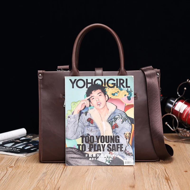 

Dress OL COOL Fashion Business Briefcase Literary Vintage Women Handbag Multifunction 14" Laptop Bag