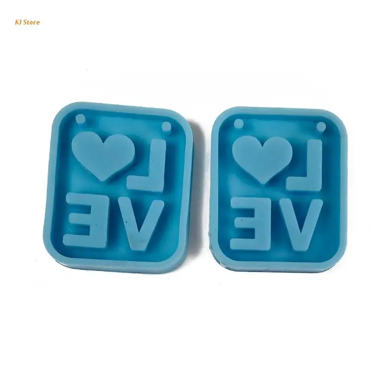 

DIY Christmas Halloween Earrings Epoxy Resin Mold Eardrop Dangler Silicone Mould