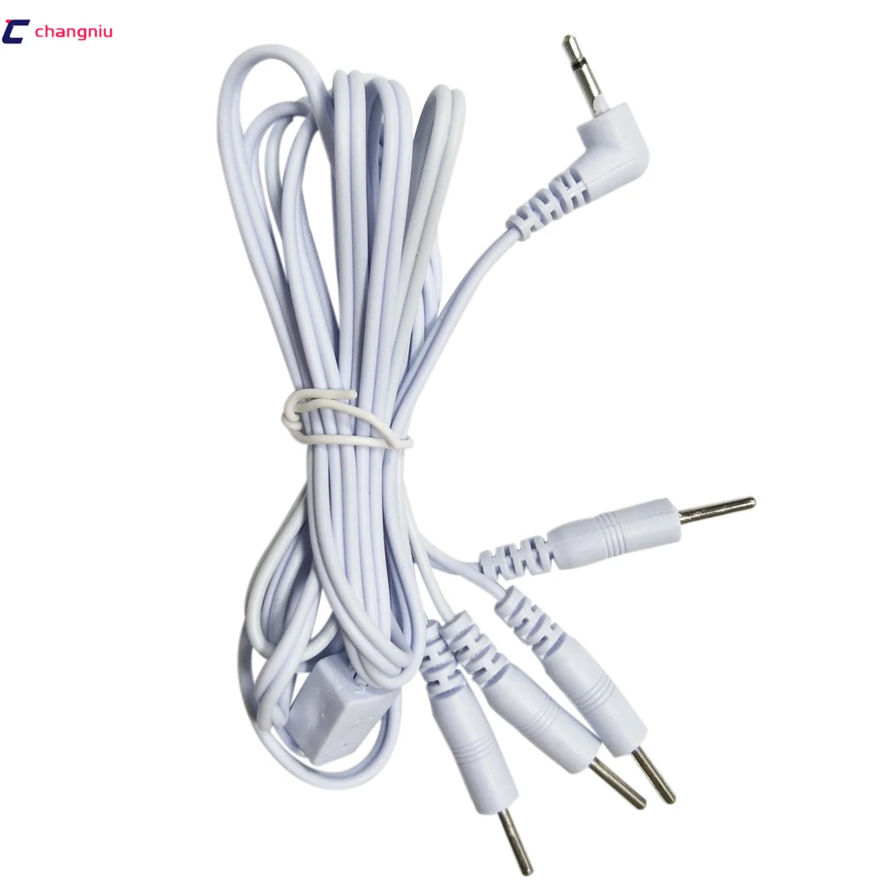

DHL freeshipping 200pcs DC2.5mm electrode connecting tens wires for tens /slimming machine/massager,digital therapy machine