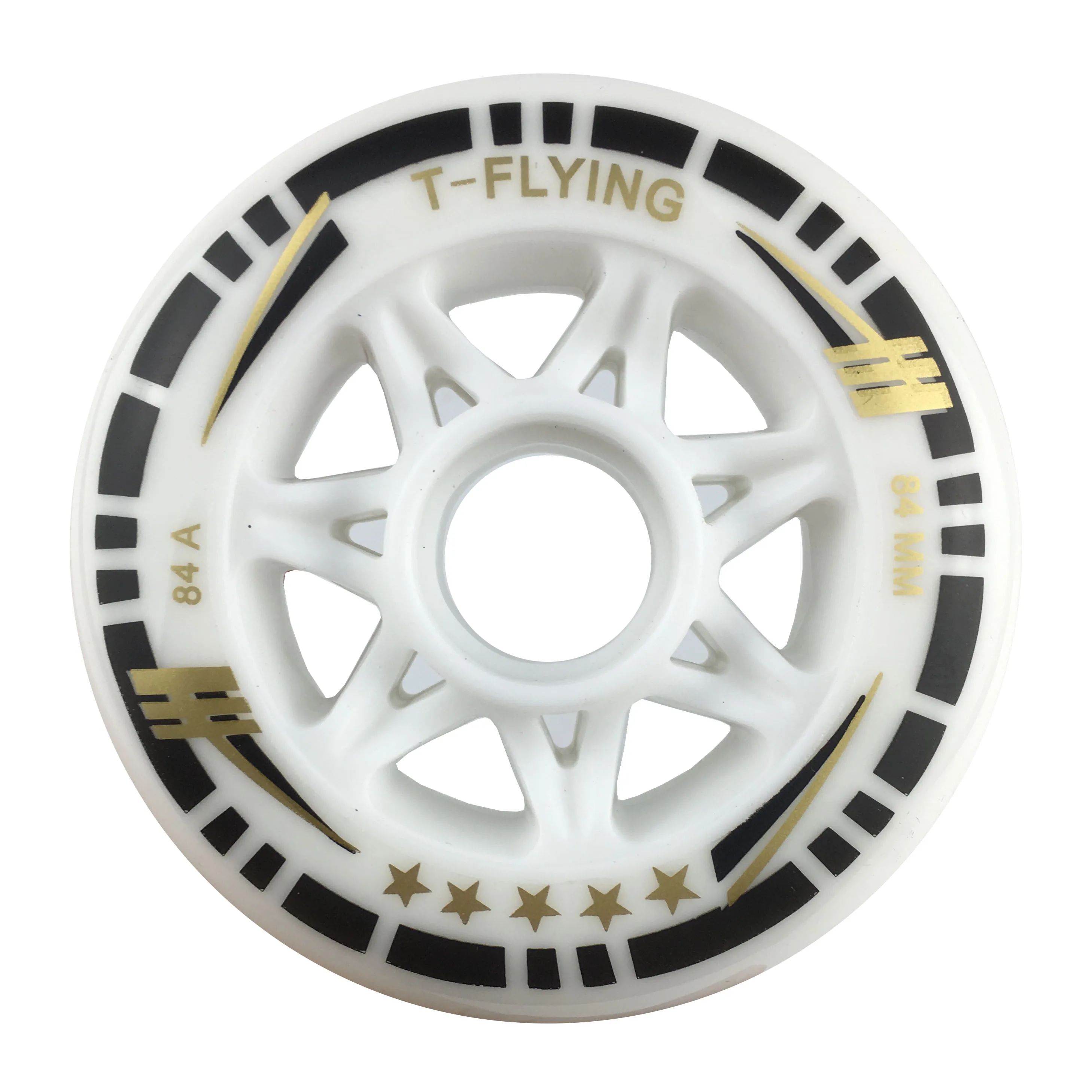 84 мм 8 шт. роликовые колеса для скоростных коньков зеленый 83A другой цвет 84A шины для катания на роликах для гонок Patines JAPY A119 - Цвет: Model6 8 Wheels