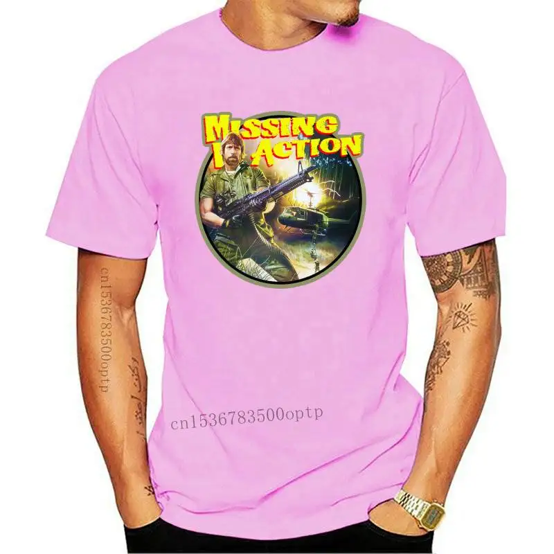 

80 Chuck Norris Classic Missing In Action Poster Art custom tee Any Size