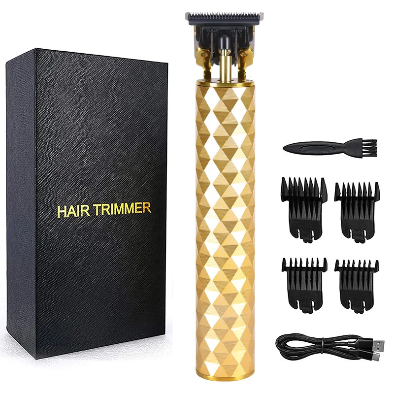 

Professional Hair Clipper Man T Blade Cordless Split End Hair Trimmers for Men Barber Haircut Tool Hair Cutting Faing Machine