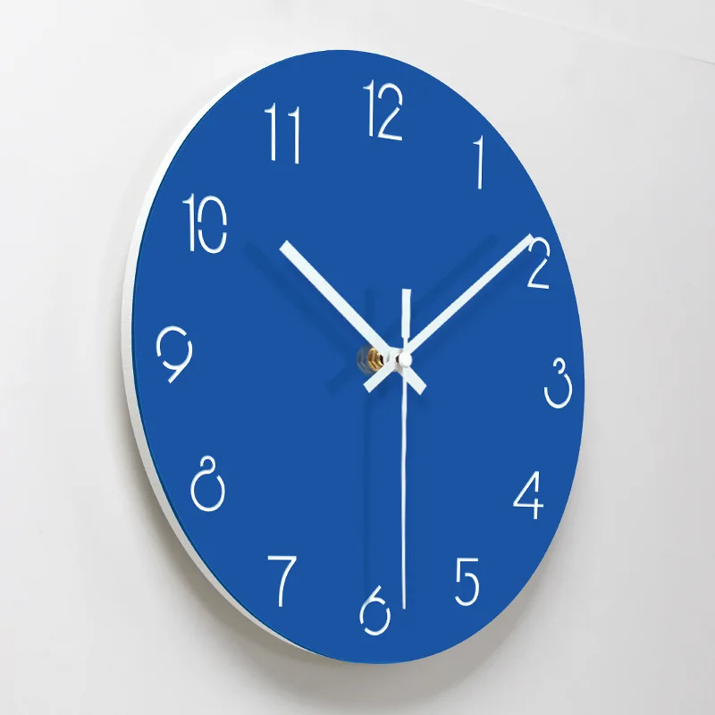 

Xuan Art Decoration Solid Color Falk Laser Cutting Stereo Hanging Clock Hot Selling High Quality Hanging Clock