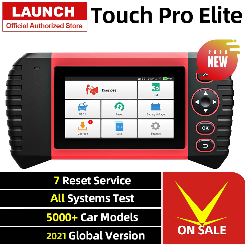 Новый Launch Touch Pro Elite OBD2 сканер полная система автомобильный диагностический